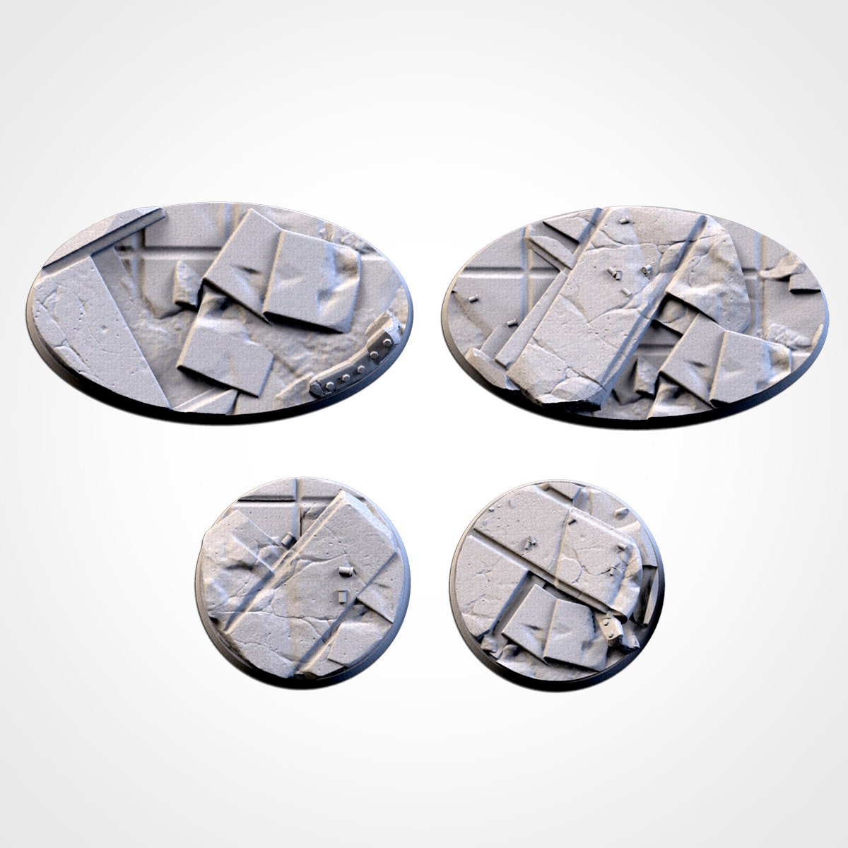 City Ruins bases various sizes