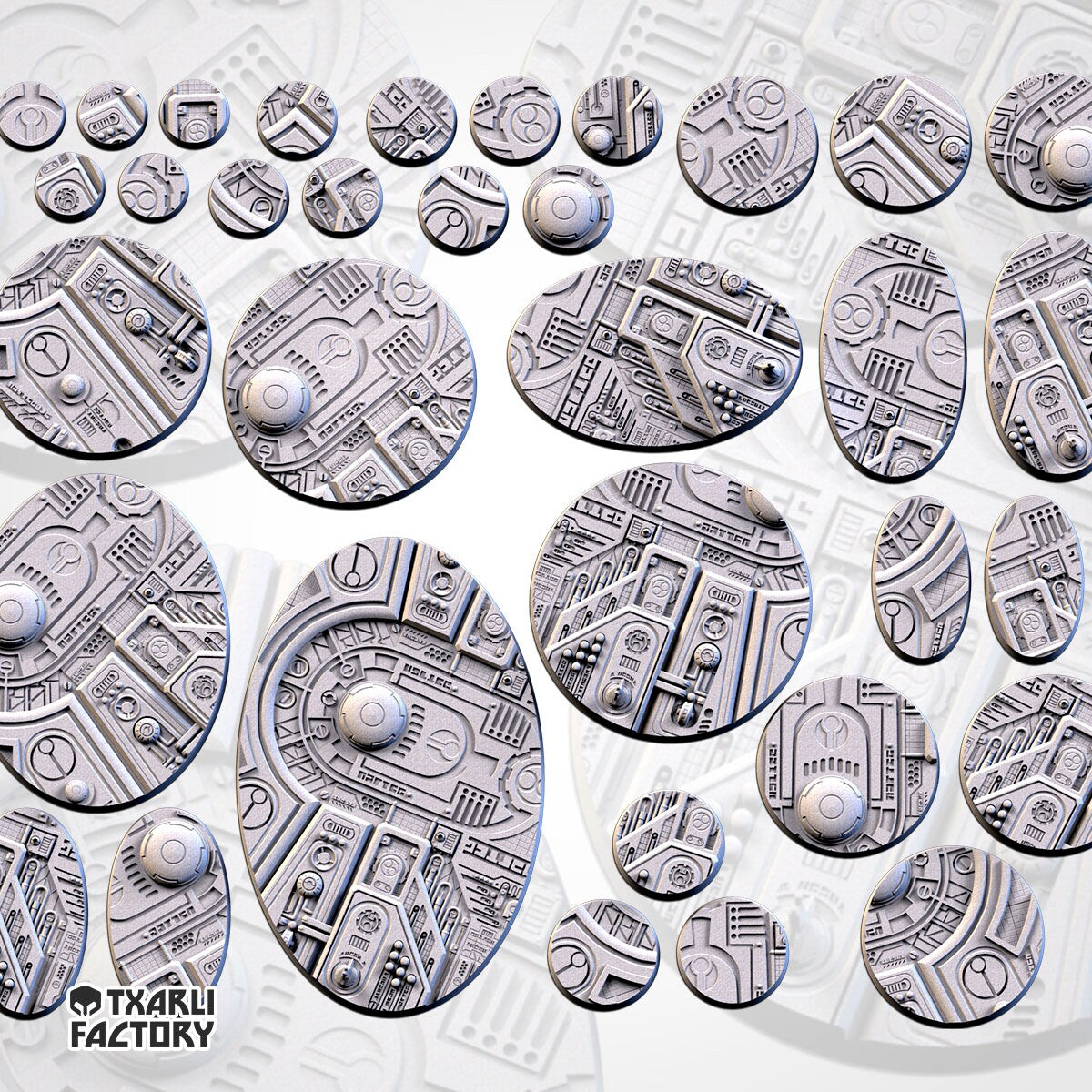 Xeno City bases various sizes