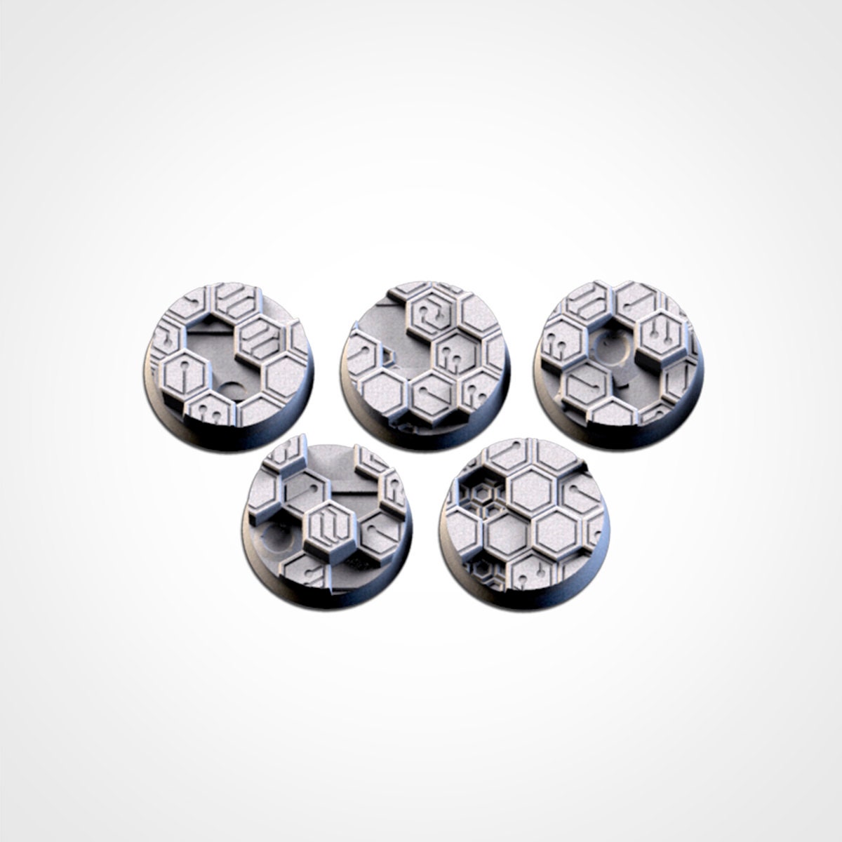 Cyberhex bases various sizes