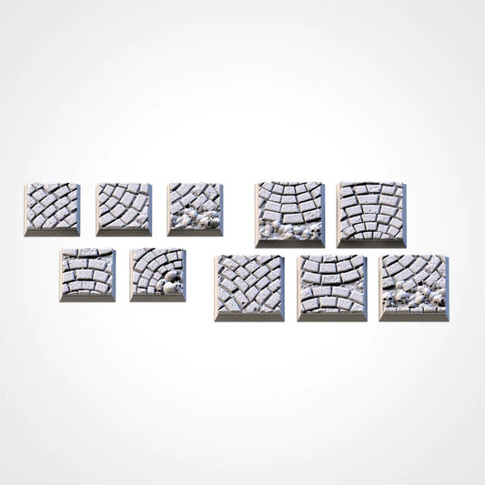 Medieval Road square bases various sizes