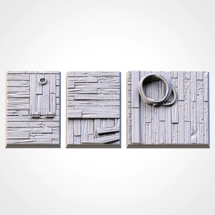 Wooden square bases various sizes