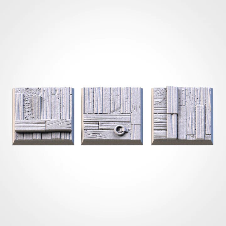 Wooden square bases various sizes