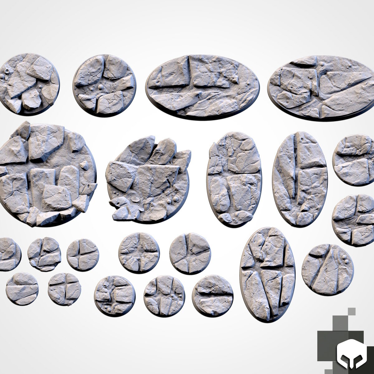 Volcanic Bases various sizes