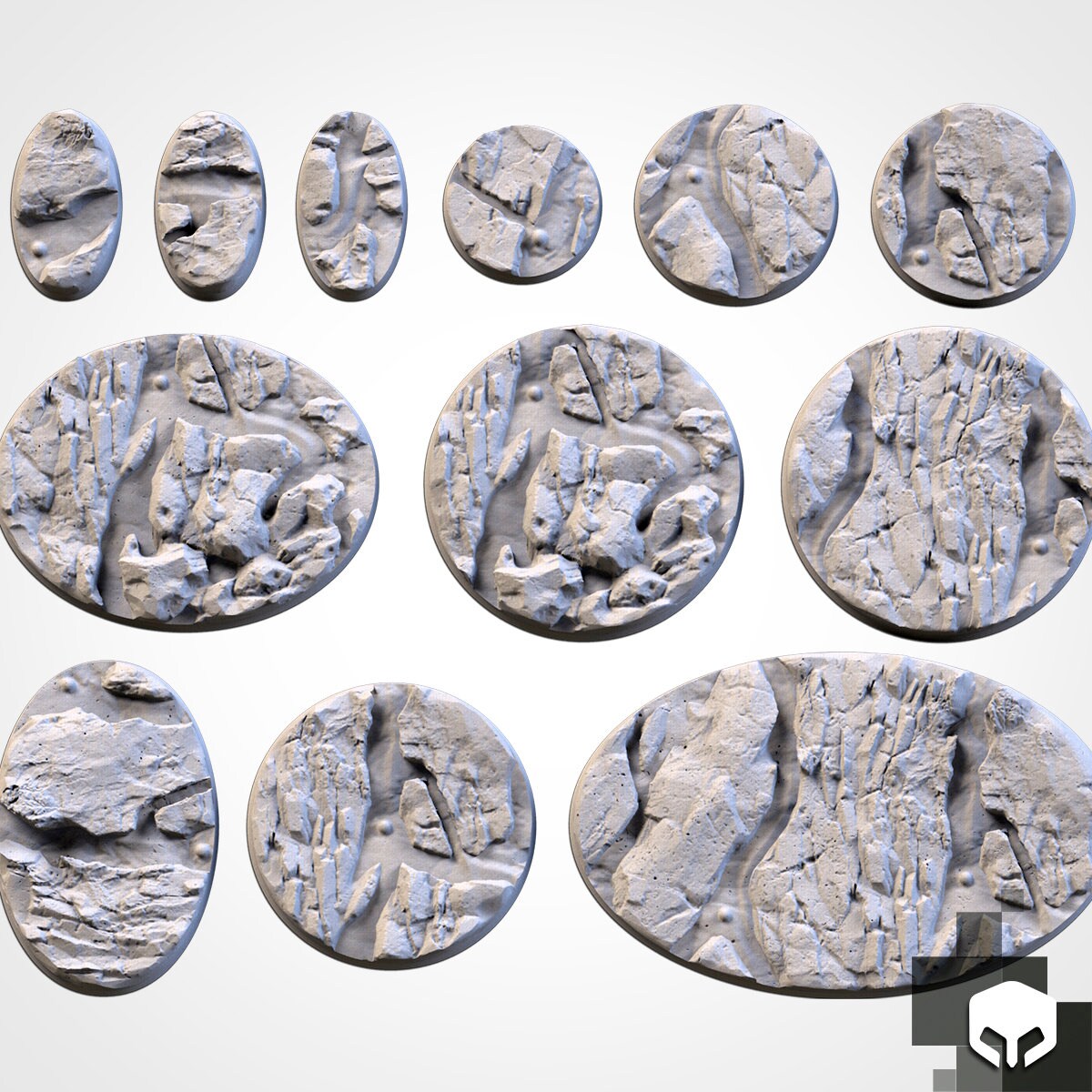 Volcanic Bases various sizes