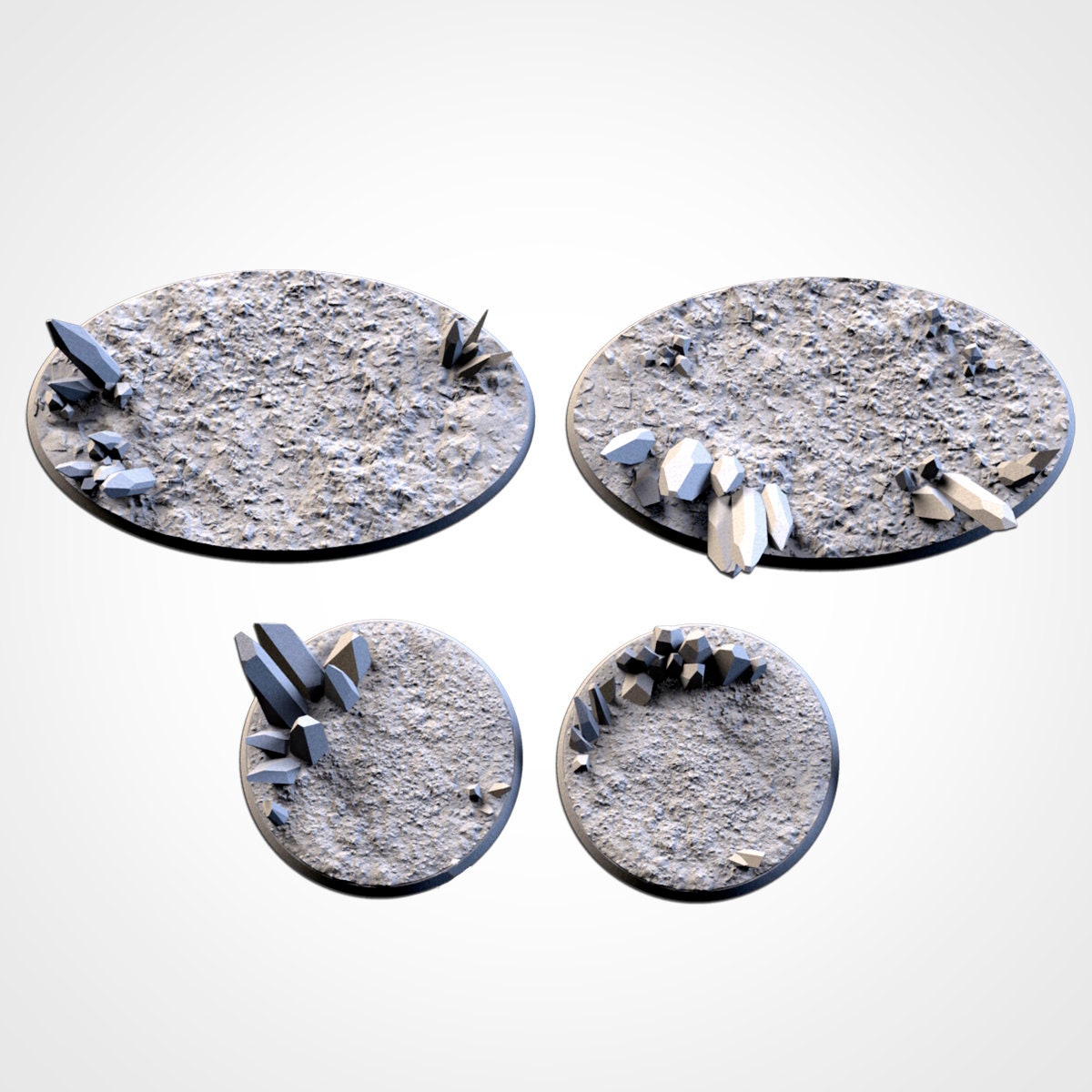 Glass Xeno bases various sizes