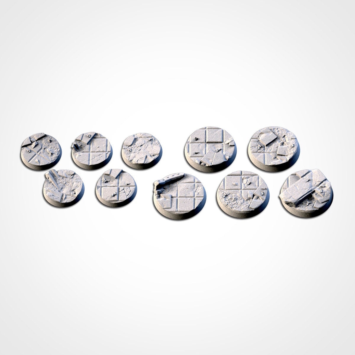 City Ruins bases various sizes