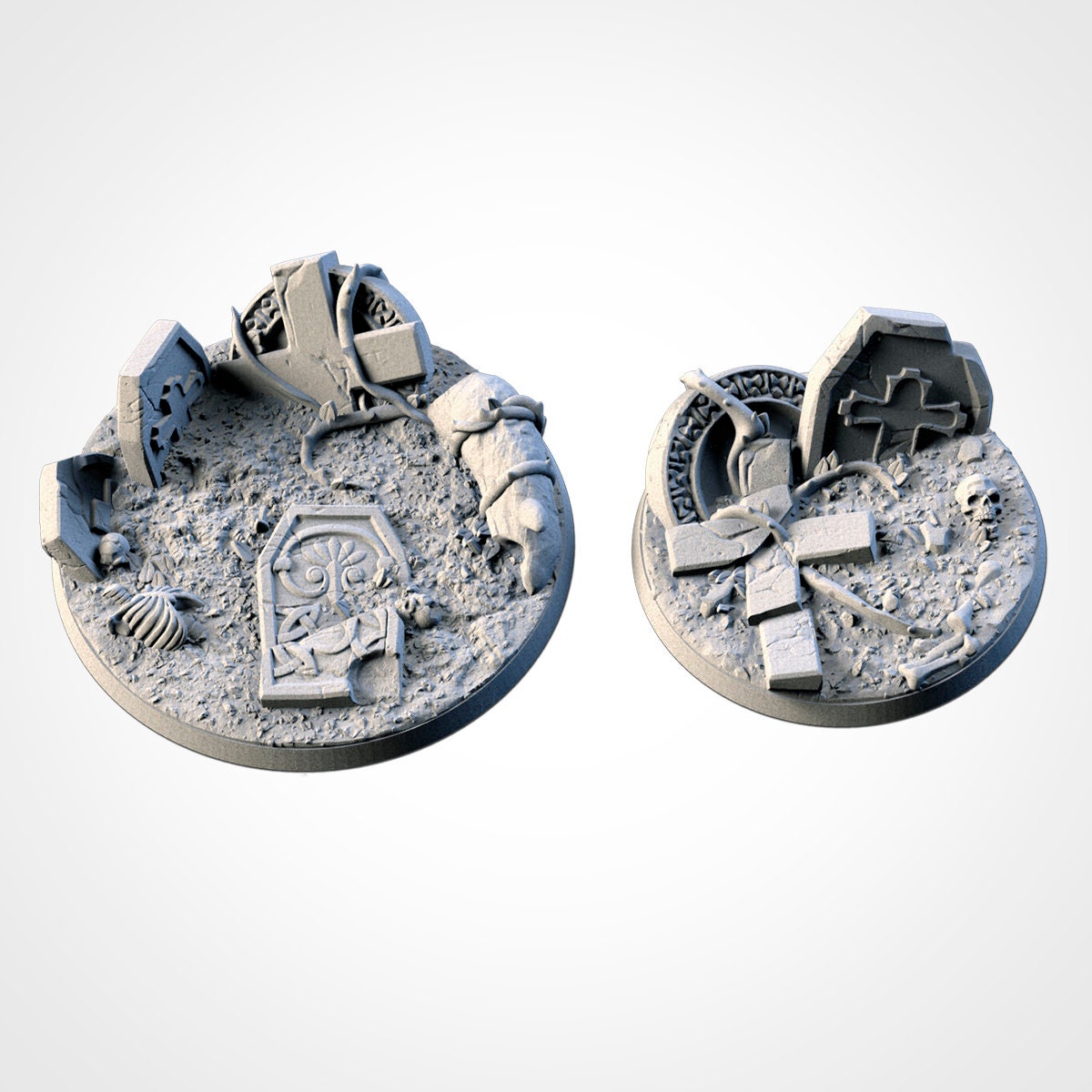 Graveyard bases various sizes