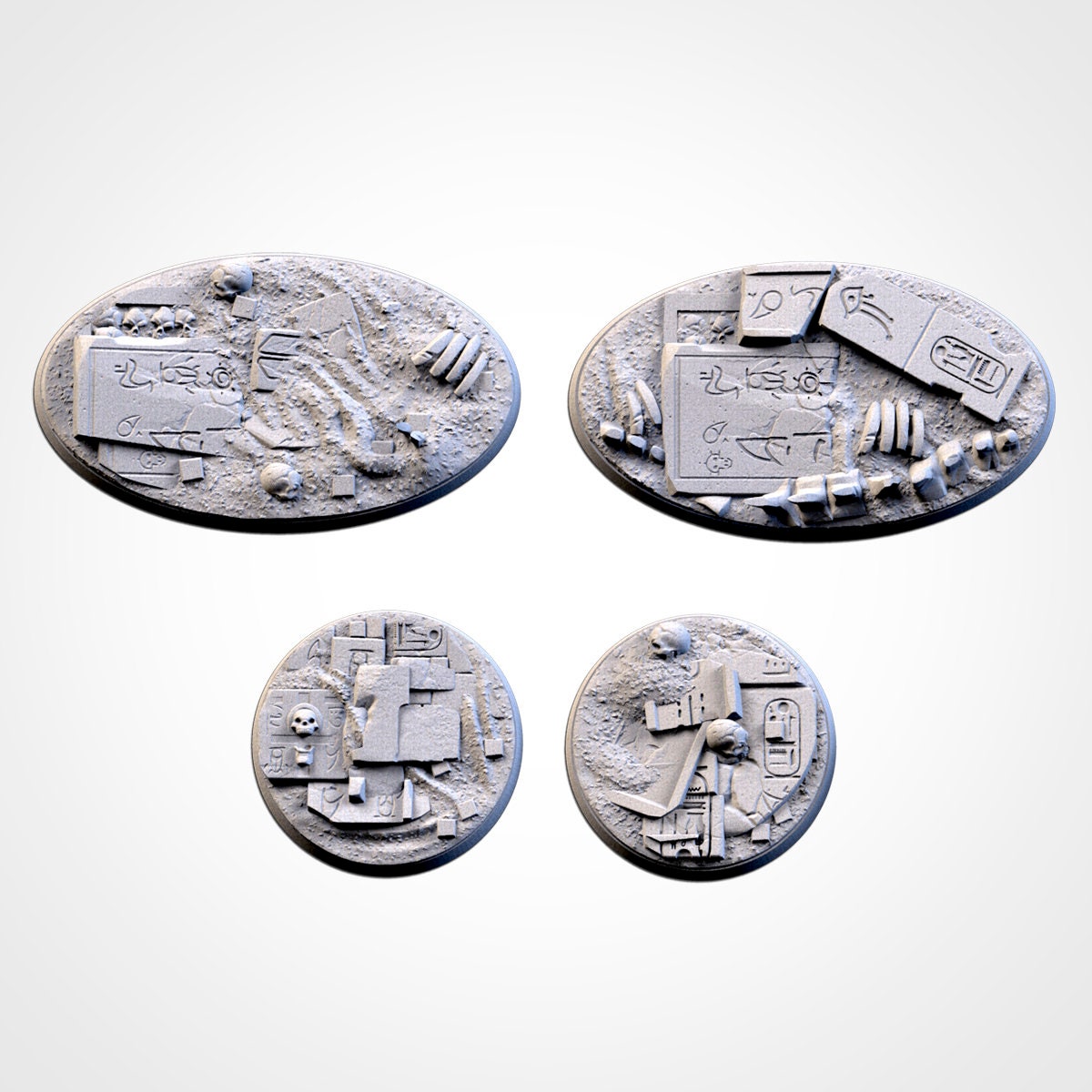 Egyptian Bases various sizes
