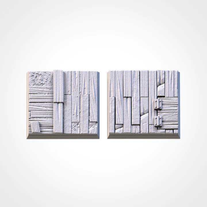Wooden square bases various sizes