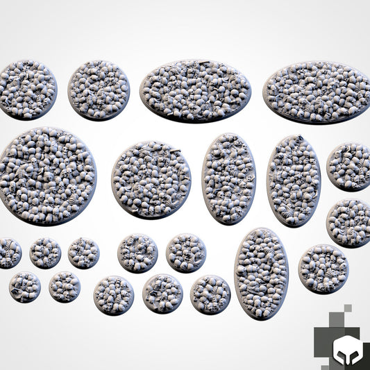 Death Skulls bases various sizes