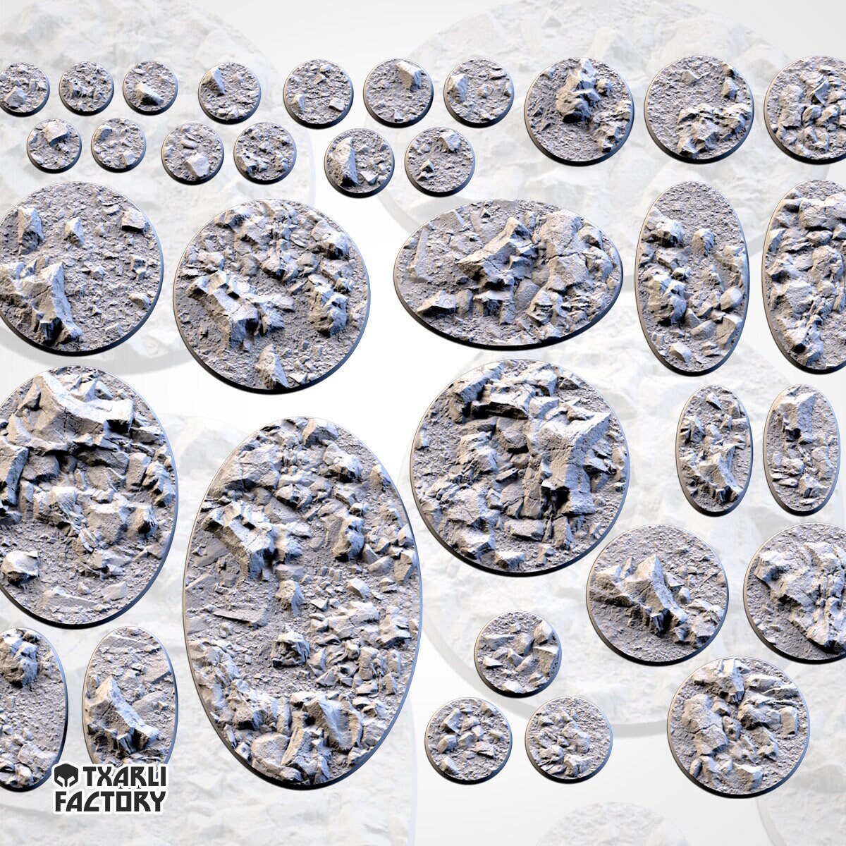 Stony Dessert bases various sizes