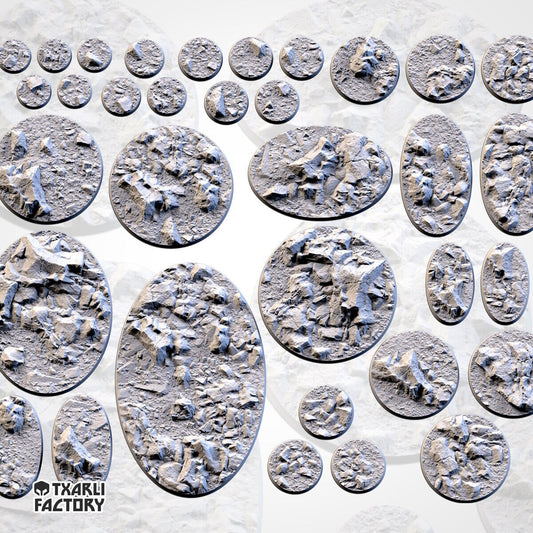 Stony Dessert bases various sizes