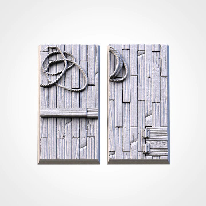Wooden square bases various sizes