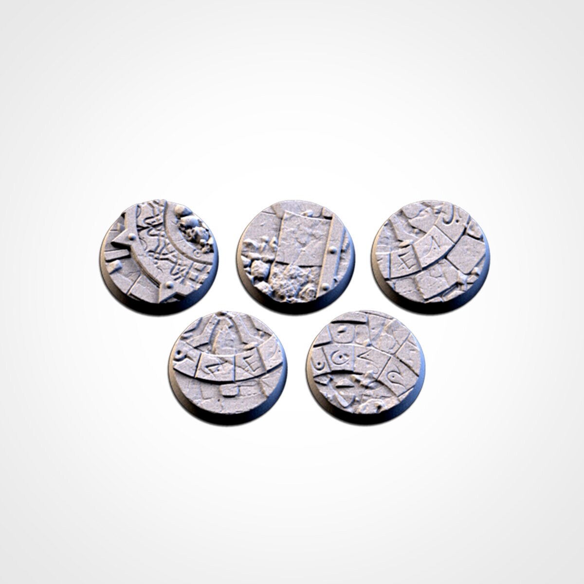 Sacred Temples bases various sizes