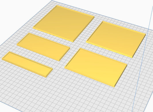 Square base Movement trays - for 25mm bases