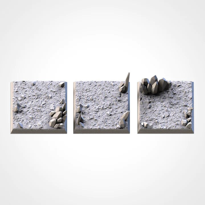 Crystal square bases various sizes