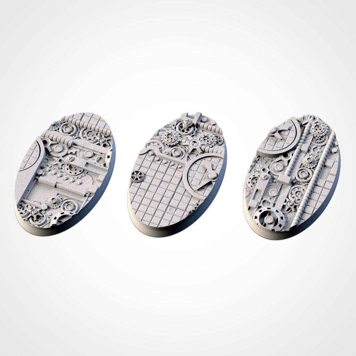 Steam punk bases various sizes