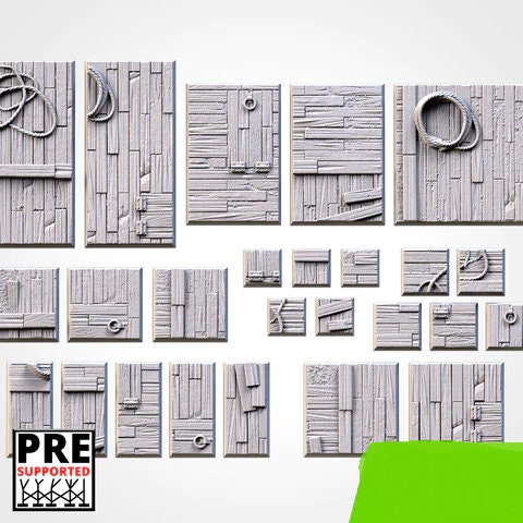 Wooden square bases various sizes