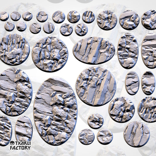 Stoney bases various sizes