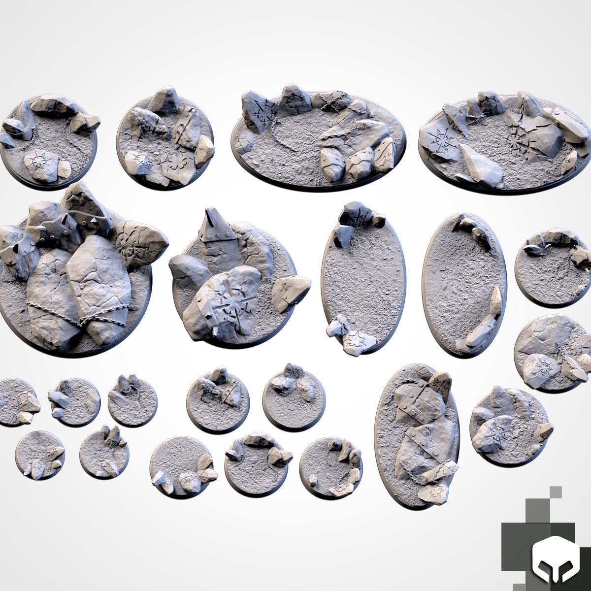 Chaos Hell Bases various sizes