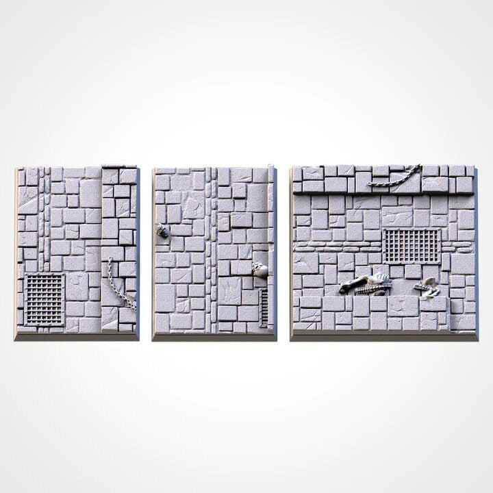 Dungeon square bases various sizes