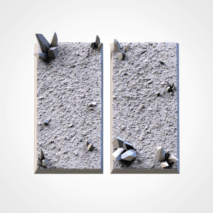 Crystal square bases various sizes