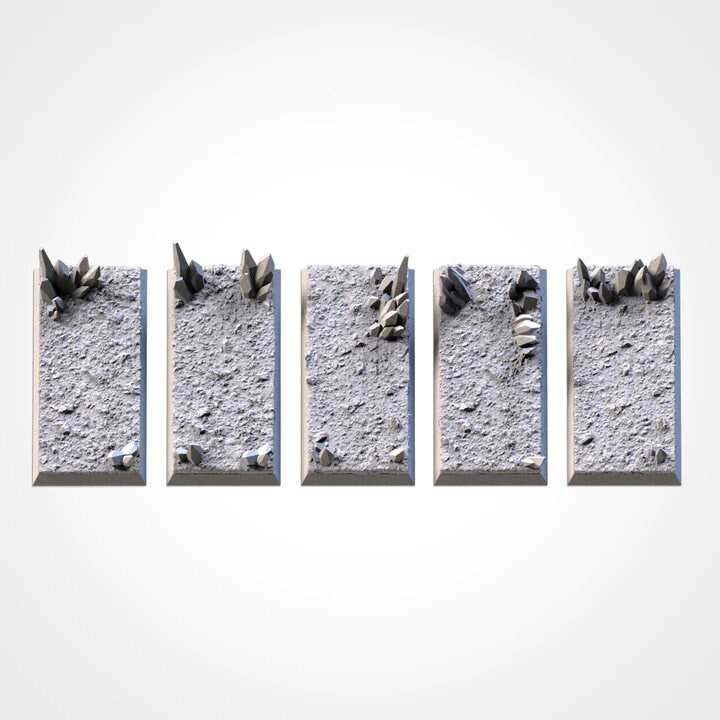 Crystal square bases various sizes