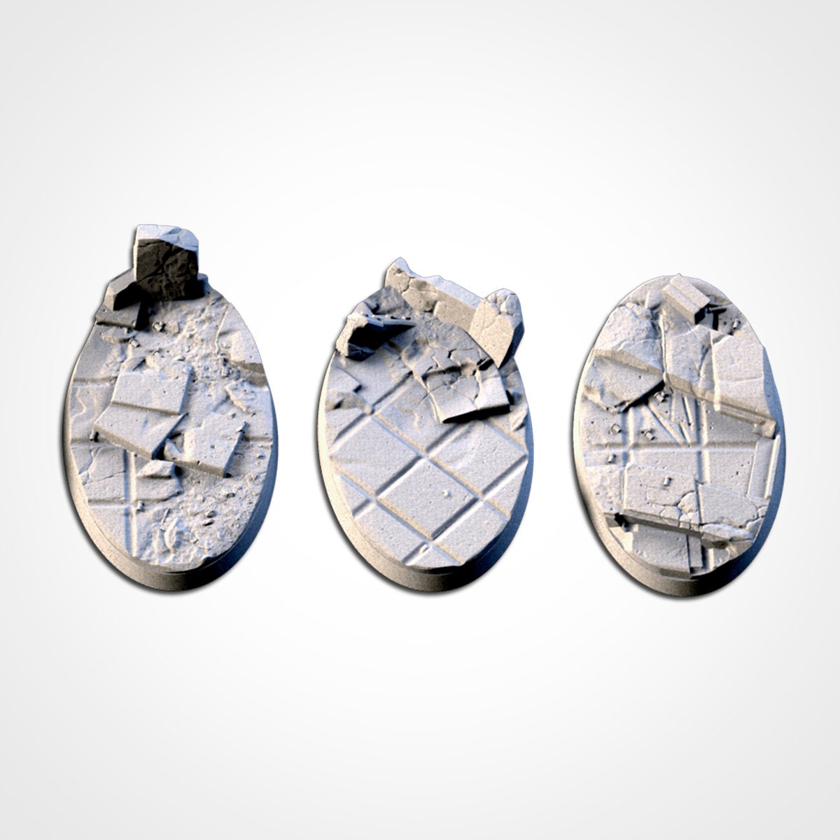 City Ruins bases various sizes