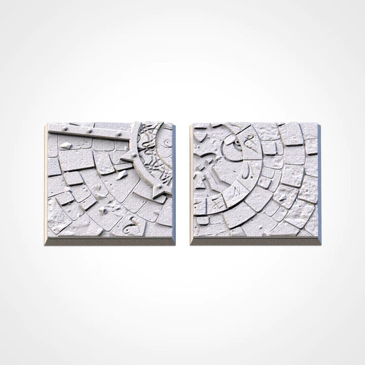 Sacred Temple square bases various sizes