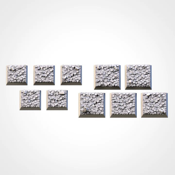 Treasure square bases various sizes