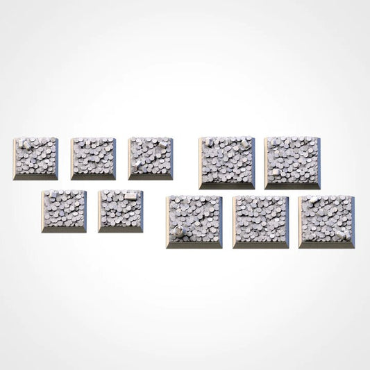 Treasure square bases various sizes