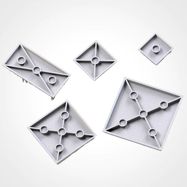 Chaos Hell square bases various sizes