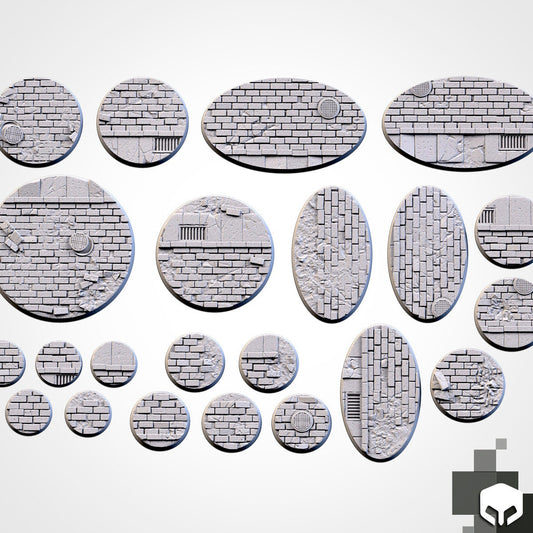 WW2 city style bases various sizes