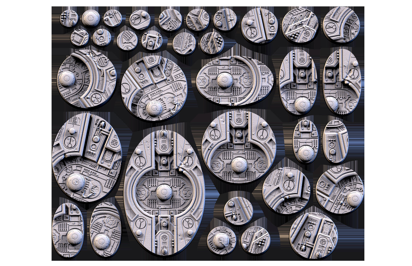 Abandoned Xeno City bases various sizes