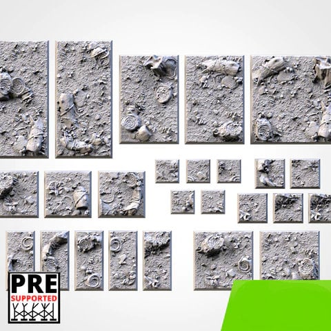 Forest square bases various sizes