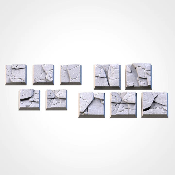 Frozen square bases various sizes