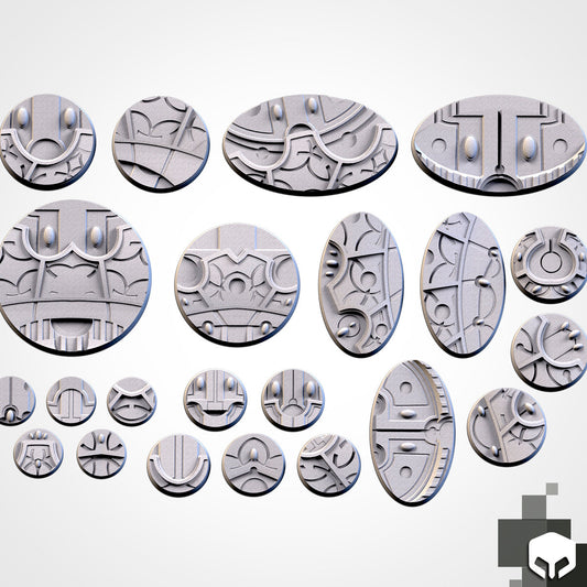 Magic Temple bases various sizes