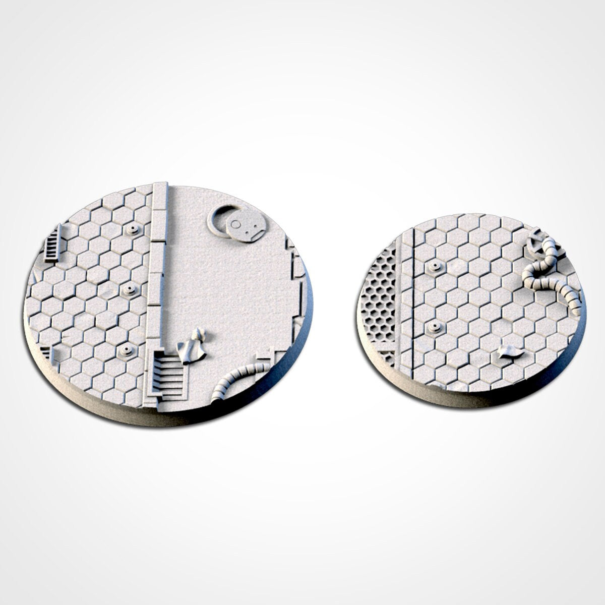 Scifi city bases various sizes