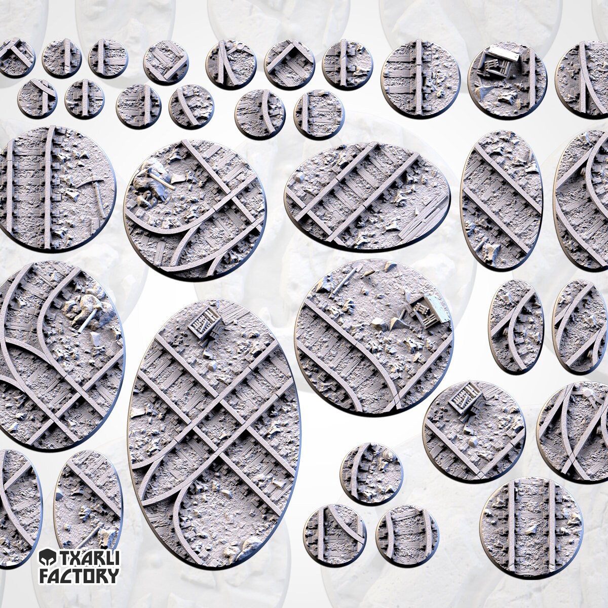 Mines bases various sizes