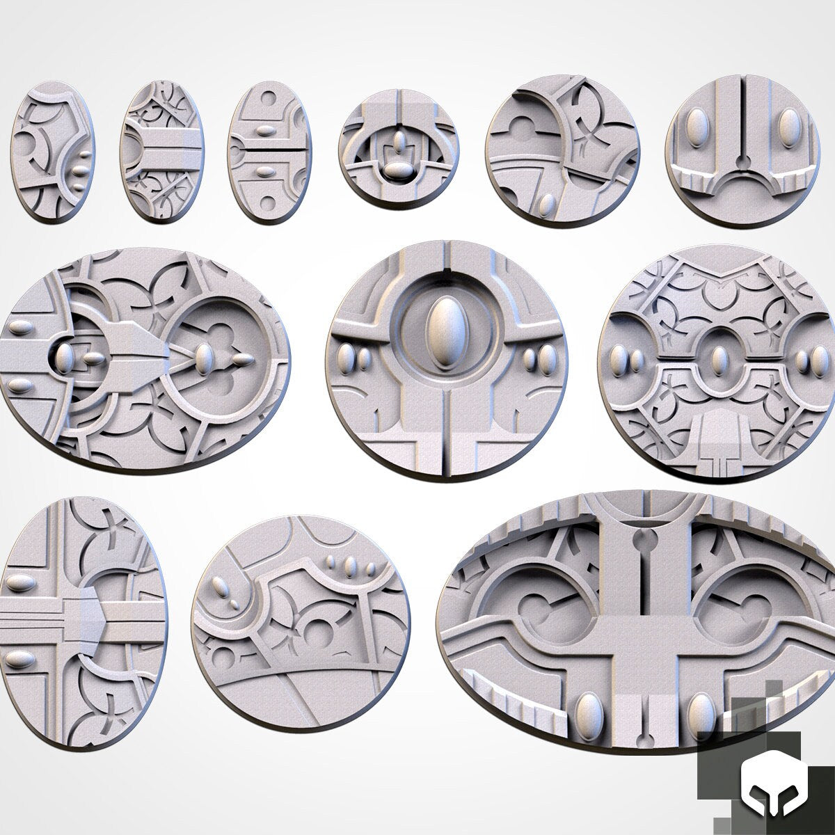 Magic Temple bases various sizes