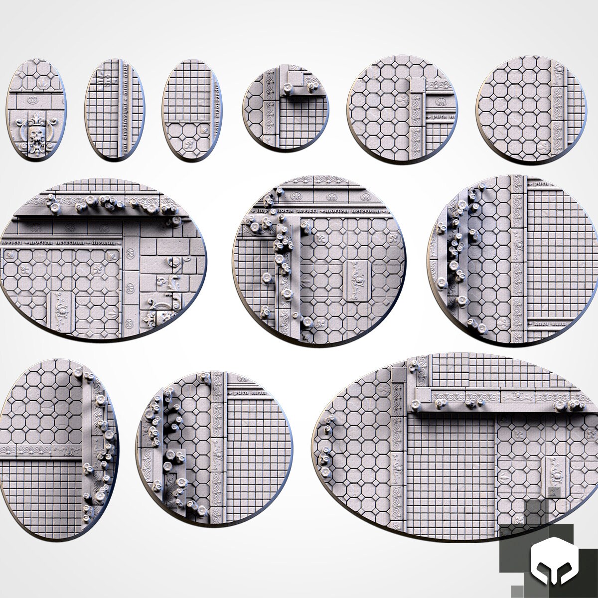 Royal Palace bases various sizes