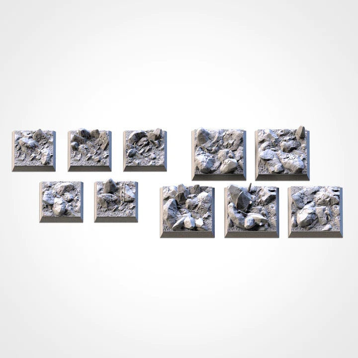 Chaos Hell square bases various sizes