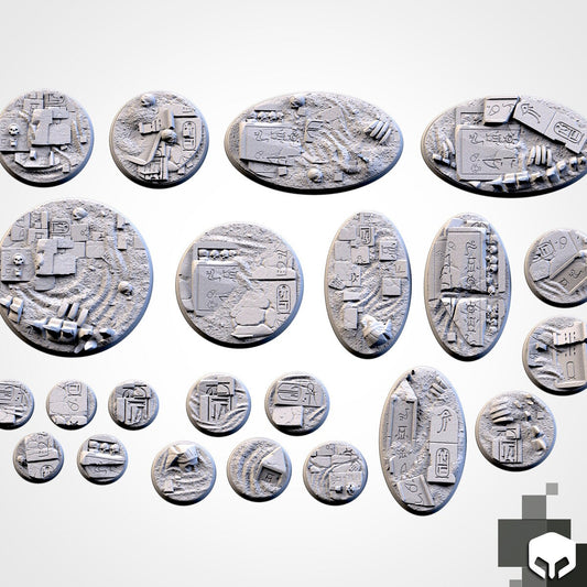 Egyptian Bases various sizes