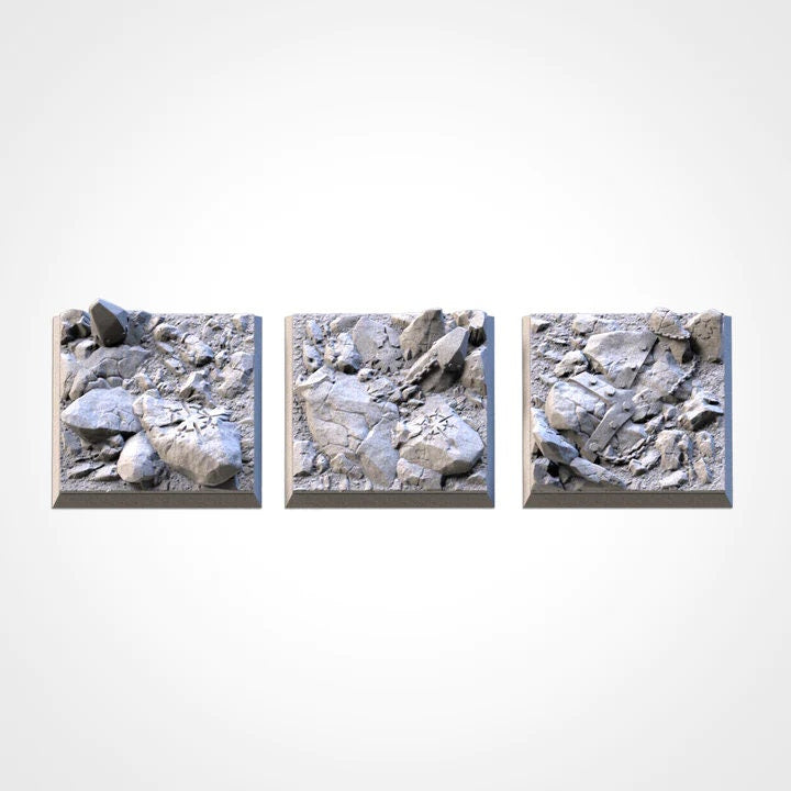 Chaos Hell square bases various sizes