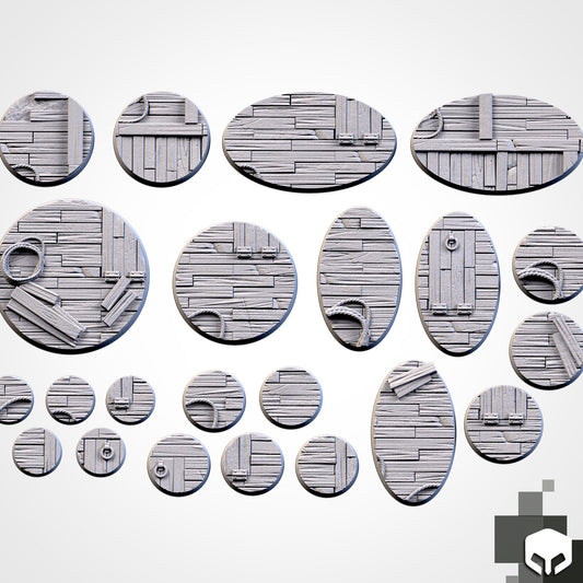 Wooden floor bases various sizes
