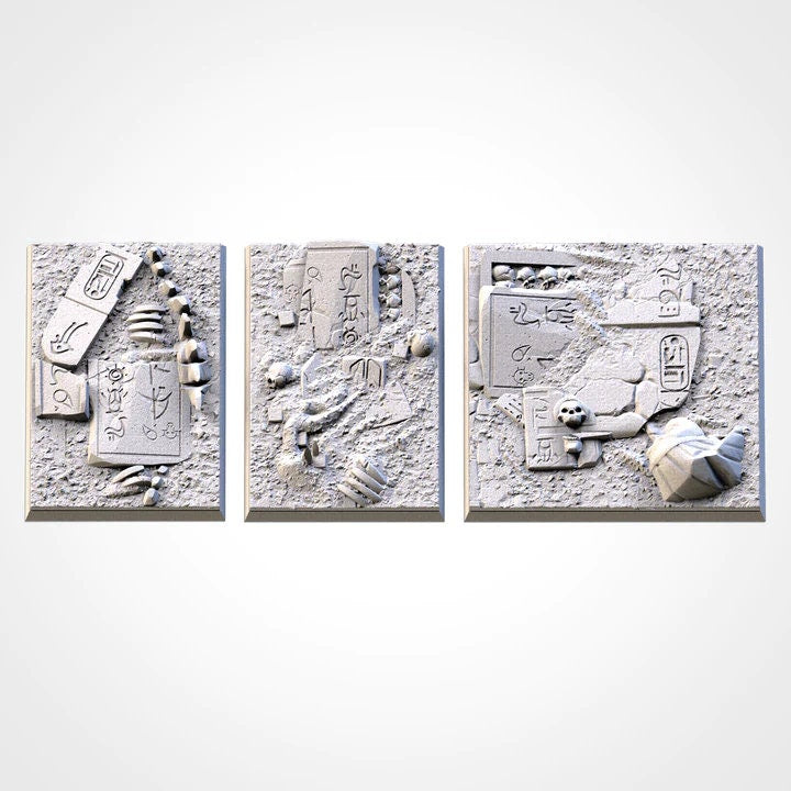 Egyptian Square bases various sizes