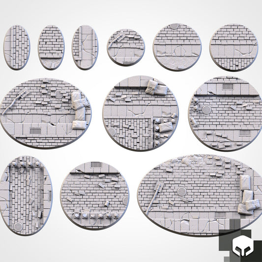 WW2 city style bases various sizes