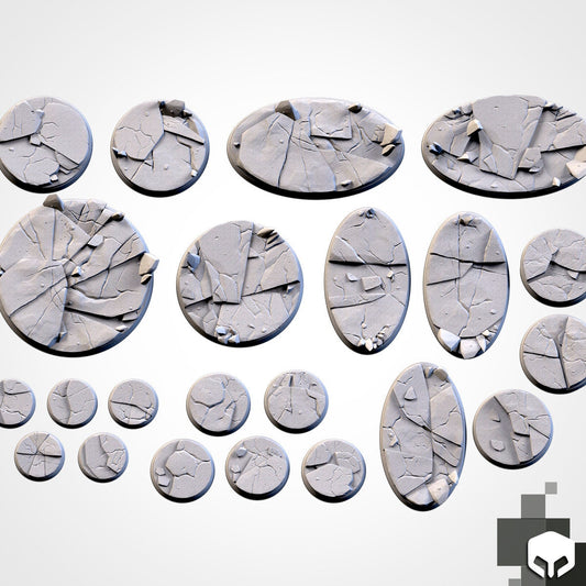 Frozen planet bases various sizes