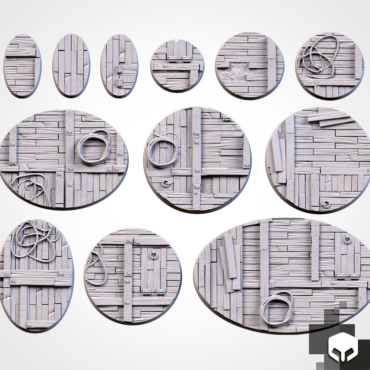 Wooden floor bases various sizes