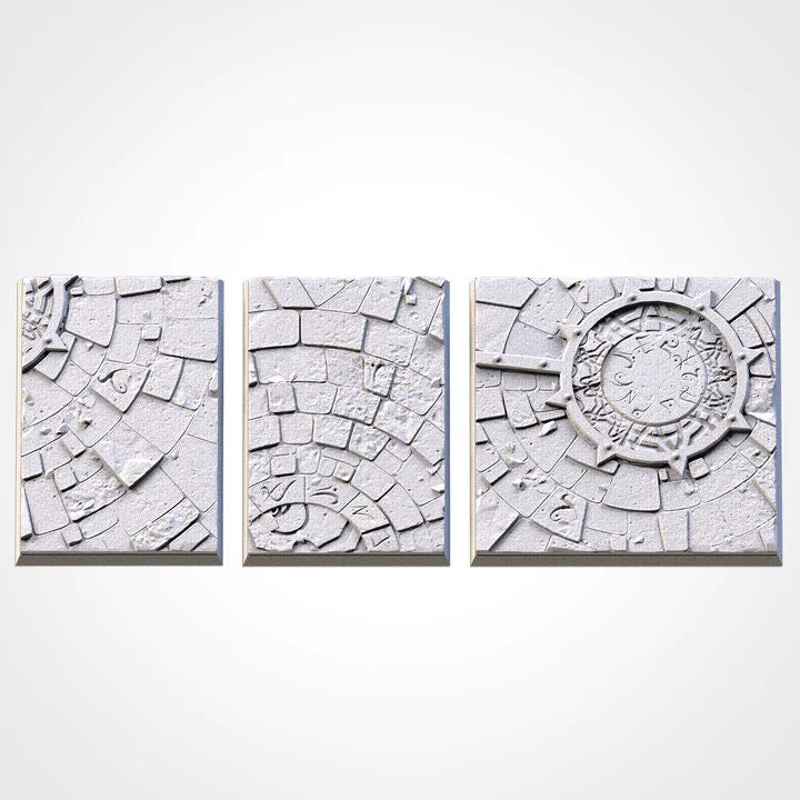 Sacred Temple square bases various sizes